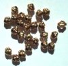 25 4.5mm Antique Brass Bali Style Spacer Beads
